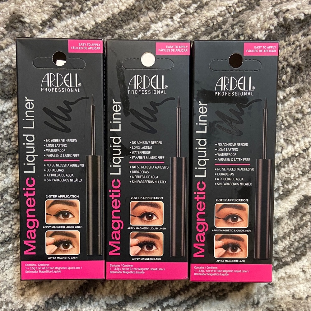 Ardell Professional Magnetic Liquid Liner - 3 boxes new sealed